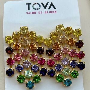 Tova Cady Pop Earrings real Swarovski crystals SOLD OUT online